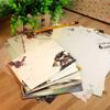 Serie de Envelopes Pony Huhu Estilo Chino Rima Antigua Creativa Flor de Ciruelo Orquídea Bambú Crisantemo en Primavera, Verano, Otoño e Invierno