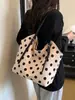 Bolso Tote de Lunares de Moda para Mujer 2026 Nuevo Verano Versátil Gran Capacidad Bolso de Hombro y Mano Bolso Casual para el Trabajo