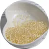 Super-Excelente 2 3 4 mm Transparente Núcleo de Color Vidrio Cuentas de Arroz Hecho a Mano DIY Cuentas Sueltas Accesorios para Joyería Descuento Venta al por Mayor