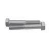 Pernos hexagonales exteriores de media rosca Dacromet plateado Gb5782, tornillos hexagonales de acero al carbono de alta resistencia Grado 8.8 M8-M14