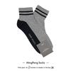 01 Coreia do Sul meias masculinas cintura curta cor listrada meias esportivas gg primavera novo simples absorvente de suor estilo universitário