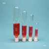 Tubos de Vidrio Resistentes a la Presión, Botellas Resistentes a la Presión, Tubos de Hidrólisis, Tubos Colorimétricos Nessler con Tapa de Rosca, Tubos de Ensayo de Reacción con Tapón de Ptfe 5/10/2