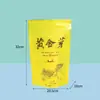 Nueva Bolsa de Empaque Universal para Bolsitas de Té Bud Dorado, Bolsa Universal de Papel de Aluminio, Bolsa Autocierre, Bolsa de Regalo para Té, Al por Mayor en Stock