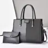 Bolsas femininas mais vendidas no exterior, conjunto de duas peças da moda, bolsa de ombro, bolsa transversal, bolsa de mão para o dia a dia