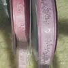 Hecho a mano 25mm Rosa Patrón Oscuro Gasa Nieve con Accesorios para el Cabello Hechos a Mano Lazo Manta Cinta Cinta de Corte Paquete de Materiales Navideños Estilo Morado