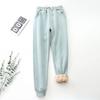 Pantalones de Invierno para Mujer con Forro Polar de Cachemir, Pantalones de Algodón para Exteriores, Otoño e Invierno, Gatito Impreso, Patata Pequeña del Sur de Harbin, Mujer