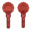 Luz de construcción nocturna portátil con forma de flor de ciruelo, luz octogonal, luz indicadora de cono de carretera intermitente de seguridad, luz de barrera de carretera LED de advertencia