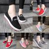 Zapatos de Lona para Mujer Primavera y Otoño Nuevos Slip-on Planos Zapatos de Tela Old Beijing para Mujer Casual Transpirables Estilo Coreano Zapatos Individuales Holgazanes