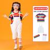 Disfraz de animadora para niños, disfraz de baile de jardín de infantes, traje de rayas de colores, pantalones, lindos juegos de clase