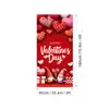 Cubierta de Puerta para el Día de San Valentín 2026 Transfronteriza Personalización Fondo de Tela para Decoración de Ambiente de Amazon Cortina de Puerta
