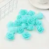 Venda Direta da Fábrica 3,5 cm Flores Rosa de Espuma Simulada Materiais Artesanais Guirlandas Decorativas DIY Cabeças de Flores Artificiais Atacado