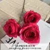 Serie Rojo Rosado de Flores Artificiales para Decoración de Bodas, Materiales Florales para Decoración del Hogar, Arreglos Florales Artificiales para Bodas