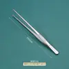 Pinzas de Acero Inoxidable 304 Anti-Yodóforo Pinzas Médicas en Forma de Pistola para Vendajes Arte del Té Herramientas para Jardinería Acuática Pinzas Espesadas 403