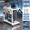 Suporte para torre de computador, bandeja de suporte para gabinete de mesa de sala de jogos, rack de base com rodas, rack de armazenamento móvel