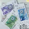 Cinta correctora de dibujos animados para estudiantes de primaria, linda, gran capacidad, PET, cinta blanca, alto valor estético, fácil de usar, cinta correctora suave, papelería