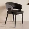 Silla de Comedor con Respaldo de Lujo Ligero Italiano Silla Hogar Restaurante Nórdico Moderno Minimalista Silla con Respaldo Taburete de Negociación de Hotel