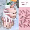 Unhas Descartáveis Transfronteiriças Personalizadas, Unhas Feitas à Mão, Unhas Descartáveis Borboleta com Diamante Branco, Adesivos para Unhas Ballet