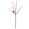 Esquejes de Bayas en Forma de Corazón para el Día de San Valentín, Decoraciones Rojas y Rosas para la Fiesta de Parejas, Arreglos de Regalo, Adornos, Accesorios, Decoraciones de Boda