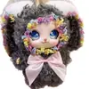 Muñeco de peluche de conejo de orejas grandes en stock, colgante de muñeco de peluche tridimensional, colgante para bolso, lindo juguete pequeño para niñas, fabricante