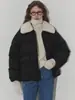 Outono e Inverno Simples Gola Alta Tricô Bottoming Solto Espessado Branco Elegante Quente Tricô Top Interno para Mulheres