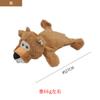 Suprimentos para Animais de Estimação Brinquedo de Pelúcia Animal com Casca de Couro Mais Popular da Amazon Interativo Resistente à Mordida para Dentição Brinquedo para Cães com Casca de Couro