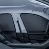 Película Protetora Solar Magnética para Vidro de Carro Protetor Solar Isolamento Térmico Cortina de Carro Privacidade Janela Lateral Prata Titânio Carro SUV Fileira Dianteira