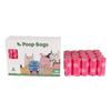 Saco de lixo PET biodegradável saco para recolher fezes de gato cachorro fezes de cachorro grande, médio e pequeno cachorro portátil banco para recolher fezes vaso sanitário