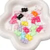 Color Lindo Colgante de Oso de Dibujos Animados de Acrílico Pulsera de Cuentas Hecha a Mano DIY Accesorios para Cadena de Teléfono Móvil