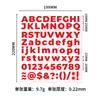 Amazon DIY Letras Coloridas 26 Maiúsculas e Minúsculas do Alfabeto Inglês, Números e Símbolos Adesivos Desenho Animado Decorativos Criativos Etiquetas