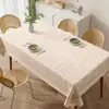2025 Nuevo Estilo Simple Accesible Lujo Impermeable y a Prueba de Aceite Mantel de Hilo Mantel Protector de Escritorio Estilo Extraño Mantel de Mesa de Comedor Mesa de Café