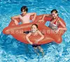 Anillo de Natación Inflable de Pan para Tres Personas Suministro Varios Suministros de Agua Inflables Fila Flotante Inflable de Caca