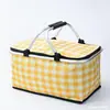 Canasta de picnic en stock cesta aislada cesta plegable cesta de compras de supermercado bolsa de mano para picnic al aire libre camping caja para llevar entrega a domicilio