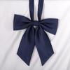 Corbata de moño jk japonesa Uniforme de estudiante Camisa de cuello pequeño Flor Estilo universitario Traje de marinero Lazo Combinable Rojo Azul