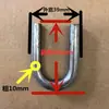 Gancho de Solda Anel em Forma de U de Ferro Sólido, Dobra de Barra de Ferro em Forma de Arco Semicircular, Gancho de Fivela em Forma de U, Dobra de Barra de Orelha de Levantamento