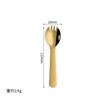 Colher de aço inoxidável de alto valor de cor bolo garfo colher criativa bonito engrossado garfo colher sobremesa utensílios de mesa especial pudim colher