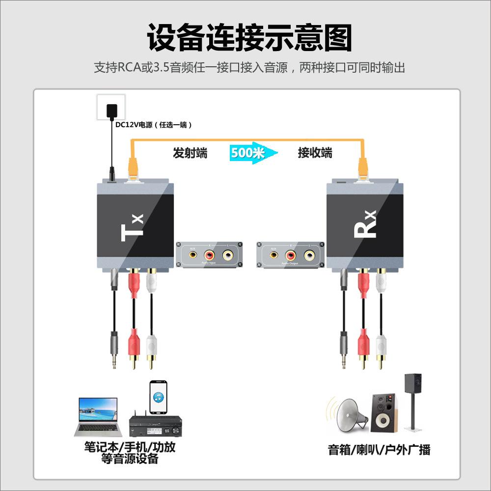 音频延长器连接