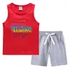 Conjunto Deportivo Casual de Verano para Niños 2026: Chaleco y Shorts, Ropa Interior Base, Ropa Exterior Delgada sin Mangas, Conjunto de Dos Piezas para Niños Pequeños