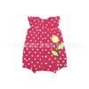 Comercio Exterior Original Único Recién Nacido Bebé Verano Bebé Niña Dibujos Animados Plano Trepador Algodón Plano Esquina Liebre Ropa Corta Ropa de Trepar para Niñas