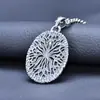 Prata de lei S925 personalizada estilo Dragão do zodíaco Seiko prata tailandesa pingente redondo desgastado colar joias de Dragão homens e mulheres Atacado