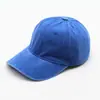 Marca de marea de verano gorra lavada de cuero mezclilla gorra de béisbol para hombre parte superior suave comercio electrónico para en stock ventas directas de fábrica