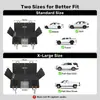 Tapete de carro para pet direto da fábrica, tapete de carro ampliado para cachorro, tapete para cachorro com suporte de placa rígida para banco traseiro do carro, à prova d'água e antiderrapante