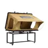 Tienda de Techo Triangular Plegable Lateral para Exteriores, Tienda de Campaña Plegable de Apertura Rápida Montada en Coche Suv Todoterreno, Carcasa Dura de Aleación de Aluminio