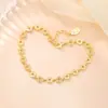 Pulsera de Moneda de Moda Yiluyin S925 Plata de Ley Chapada en Oro, Exquisita y Versátil, Elegante Joyería de Pulsera de Plata para el Día a Día