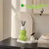 Aromaterapia de Emoción de Dibujos Animados Botella de Aromaterapia Calabaza Verde Adorno Artesanal Decoración para Dormitorio Mueble de TV Gabinete de Vino Regalo