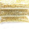 Cuentas Huecas con Conservación de Color Rellenas de Oro de 14K Cuentas Redondas Cuentas DIY Cuentas Sueltas 3mm 4mm Pequeñas Cuentas de Oro Accesorios de Joyería Especial