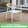 Juego de Patio de Ratán Multiespecificación, Combinación de Sillas de Ocio de Ratán Pe Minimalista Moderno, Mesa y Sillas de Aleación de Aluminio para Exteriores