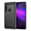Adecuado para Funda de Teléfono Móvil Moto One Macro Cubierta Protectora de Silicona Anti-Caída para Teléfono Móvil Motorola One Fusion