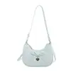 Bolso de Hombro Individual de Moda con Lunares de Nicho Estilo Coreano Bolso de Axila con Lazo Estilo Coreano Bolso de Mano Versátil Elegante para Mujer Bolso de Hombro
