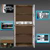 Caja Fuerte de Acero Cerradura de Huella Digital Almacenamiento Gabinete Corto Contraseña Electrónica Archivero Financiero Cerradura Tesoro Nacional Archivero Confidencial