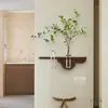 Pintura Decorativa de Plantas Verdes Cultivadas en Agua, Florero, Pintura 3D de Arenisca, Decoración DIY para Restaurante, Pintura para Colgar en la Pared del Fondo del Televisor de la Sala de Estar